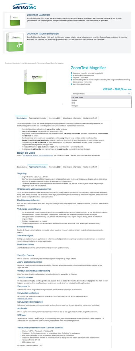 Freedom Scientific ZoomText 2025